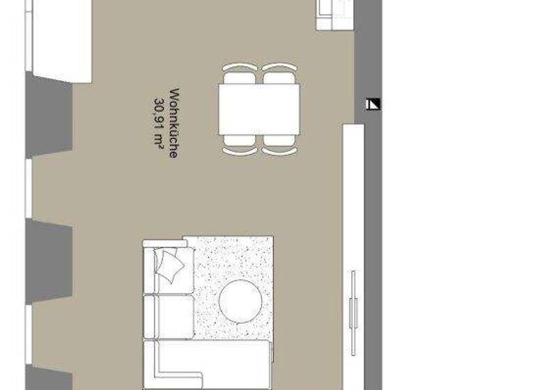 Wohnung zum Kauf 349.000 € 2 Zimmer 54,5 m² EG Tigergasse Wien 1080