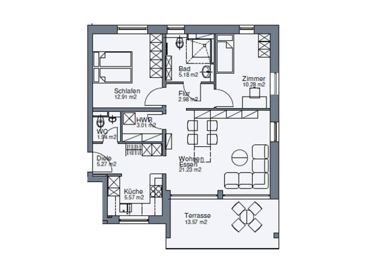 Wohnung zum Kauf provisionsfrei 462.000 € 3 Zimmer 75 m² EG Römerschanze Reutlingen 72760