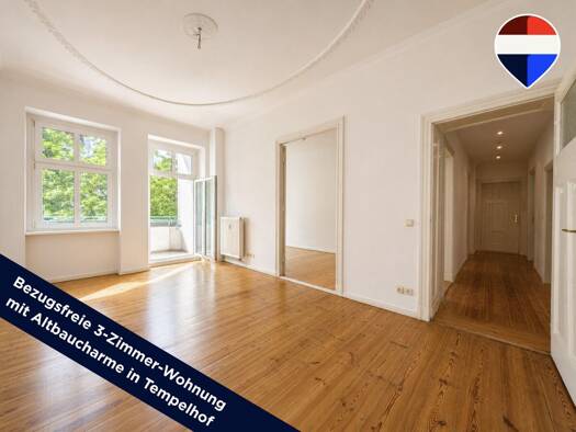Wohnung zum Kauf 399.000 € 3 Zimmer 93,7 m² 2. Geschoss Tempelhof Berlin 12099