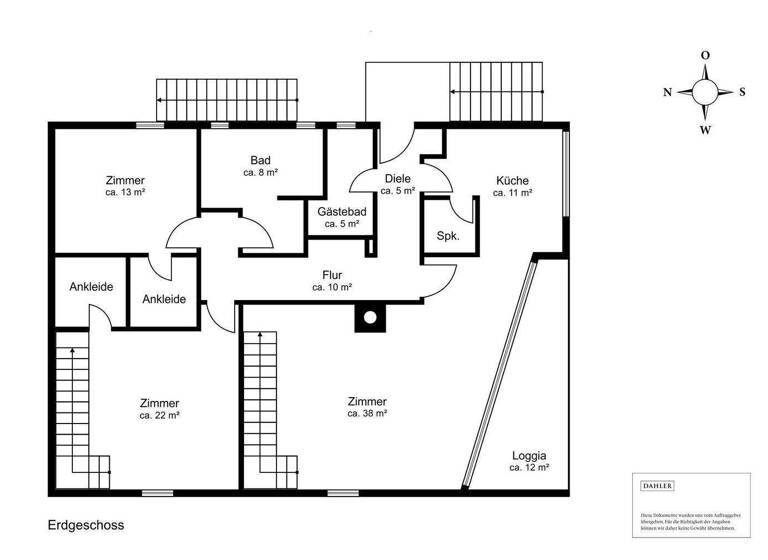 Einfamilienhaus zum Kauf 2.200.000 € 5 Zimmer 283 m² 657 m² Grundstück Blankenese Hamburg 22587
