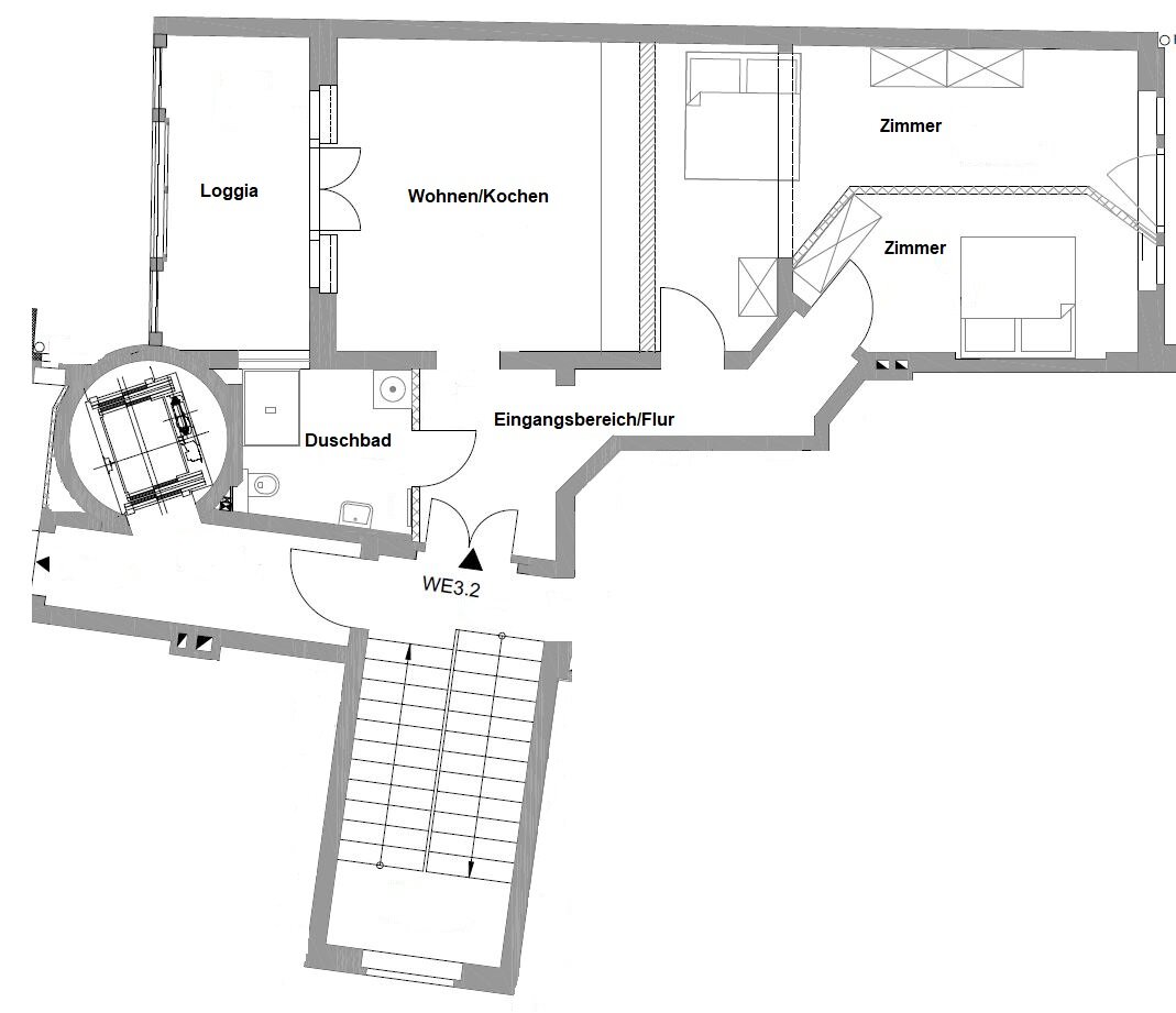 Wohnung zur Miete 975 € 3 Zimmer 89 m²<br/>Wohnfläche 01.02.2025<br/>Verfügbarkeit Stadtmitte Cottbus 03046