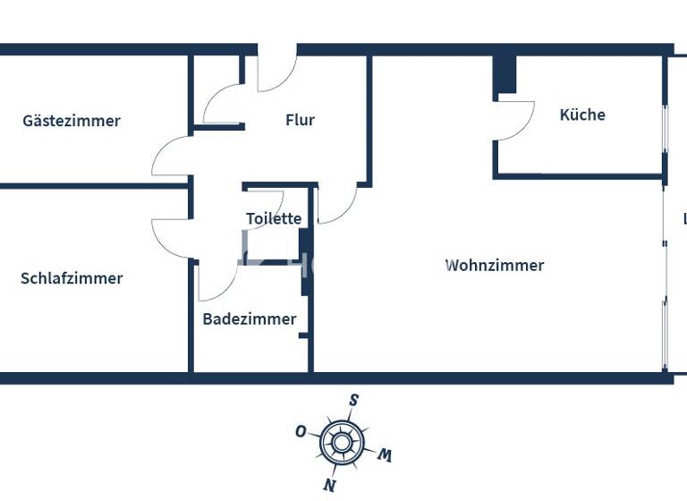 Wohnung zum Kauf 135.000 € 3 Zimmer 81 m²<br/>Wohnfläche 1.<br/>Geschoss Linden-Mitte Hannover 30449