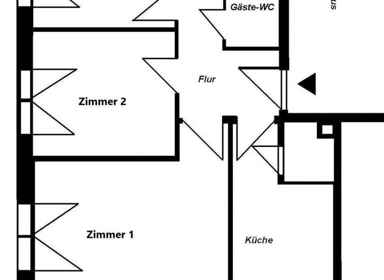 Wohnung zur Miete 1.050 € 3 Zimmer 81,1 m² 1. Geschoss Kirchwerder Hausdeich 54 Kirchwerder Hamburg 21037