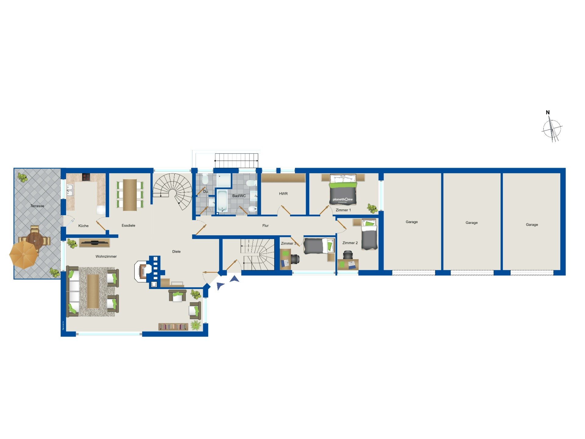 Einfamilienhaus zum Kauf 1.150.000 € 8 Zimmer 291 m²<br/>Wohnfläche 925 m²<br/>Grundstück Rissen Hamburg 22559