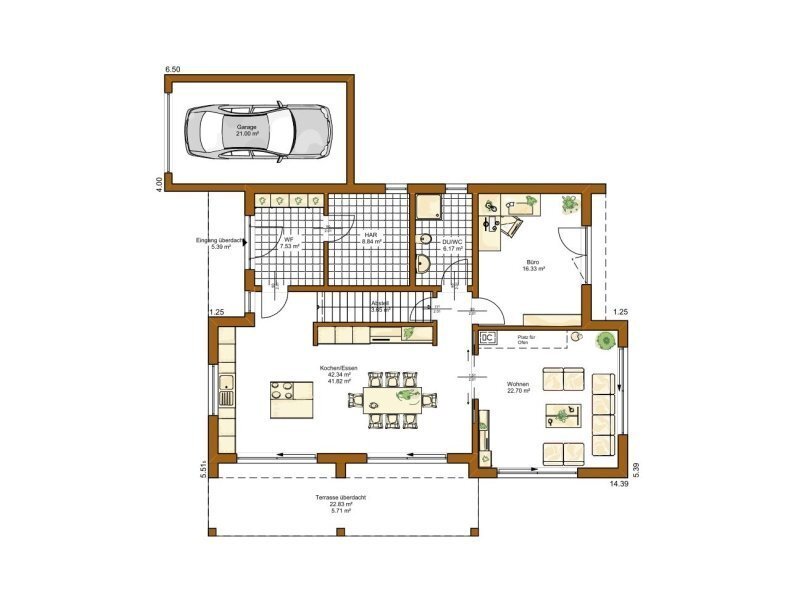 Einfamilienhaus zum Kauf 815.538 € 6 Zimmer 220 m² 1.624 m² Grundstück Leideneck Bell (Hunsrück) 56288