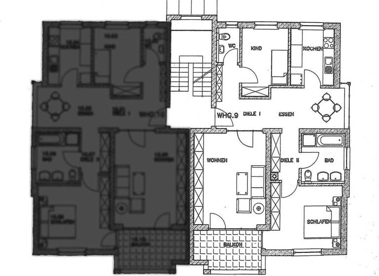 Wohnung zur Miete 700 € 3,5 Zimmer 79 m² 1. Geschoss frei ab 01.06.2026 Rottweil 78628