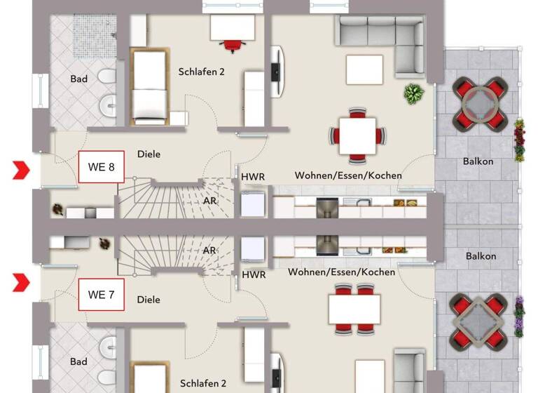 Maisonette zum Kauf - Erstbezug provisionsfrei 343.000 € 4 Zimmer 86,6 m² Mastholte Rietberg 33397