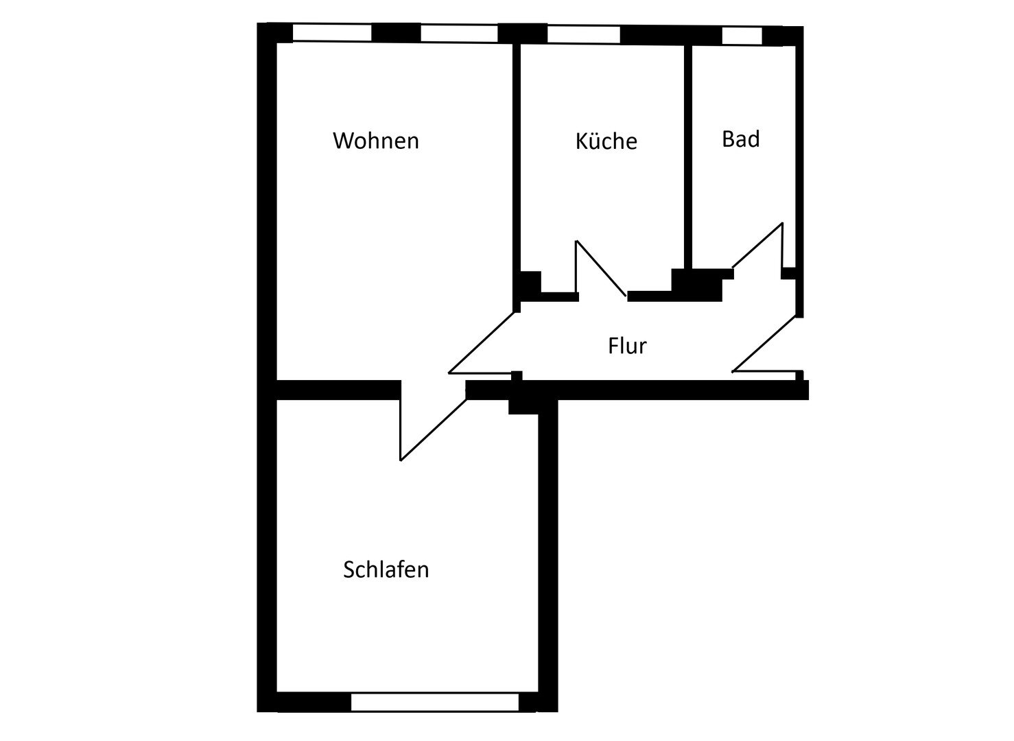 Wohnung zur Miete 640 € 2 Zimmer 52 m²<br/>Wohnfläche 2.<br/>Geschoss Rathausplatz 14 Traunreut Traunreut 83301