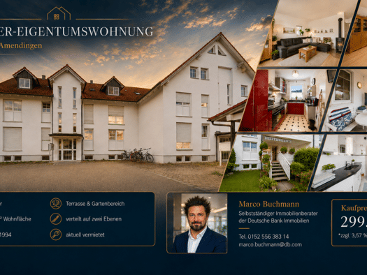 Wohnung zum Kauf 299.000 € 3 Zimmer 83 m² Amendingen Memmingen 87700