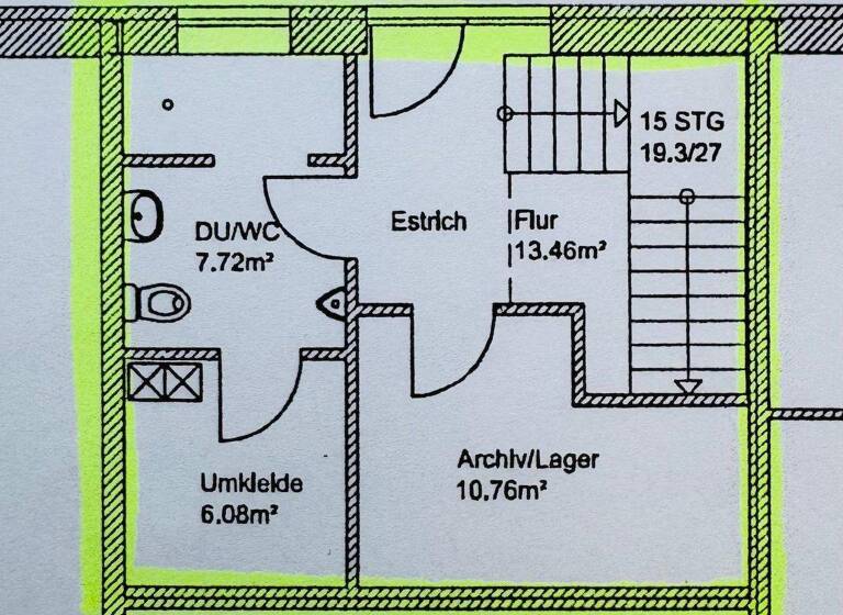 Bürofläche zur Miete 6,35 € 4 Zimmer 252 m² Bürofläche Birkenbogen 8 Wees 24999