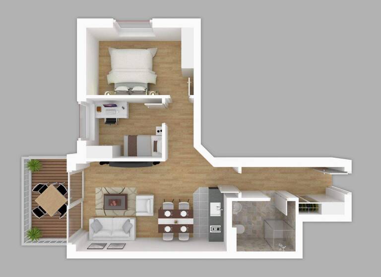 Wohnung zum Kauf 342.600 € 3 Zimmer 42,7 m² Reutersteig 1 Kühlungsborn 18225