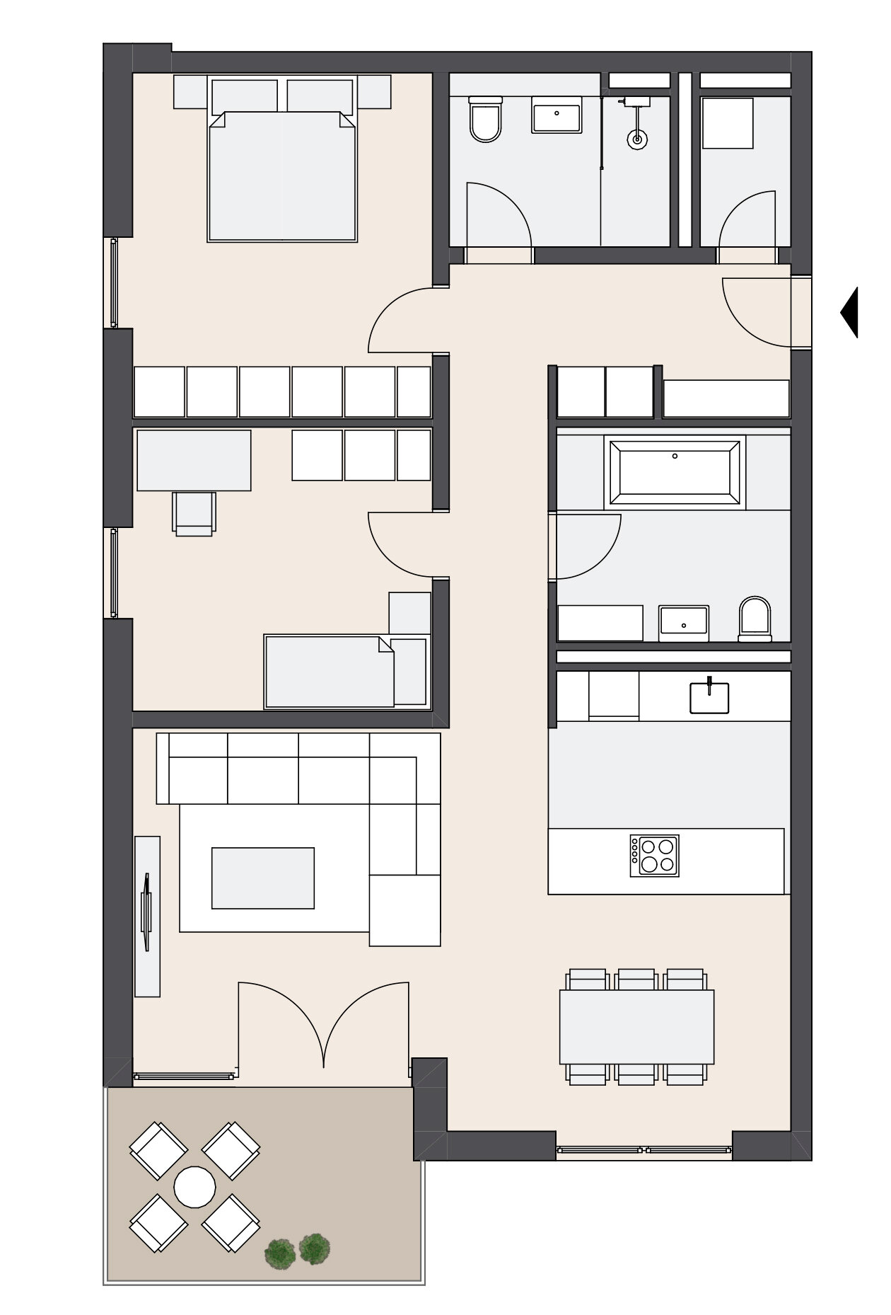 Wohnung zur Miete 1.320 € 3 Zimmer 94,3 m²<br/>Wohnfläche Saalburgstraße 39 Anspach Neu-Anspach 61267