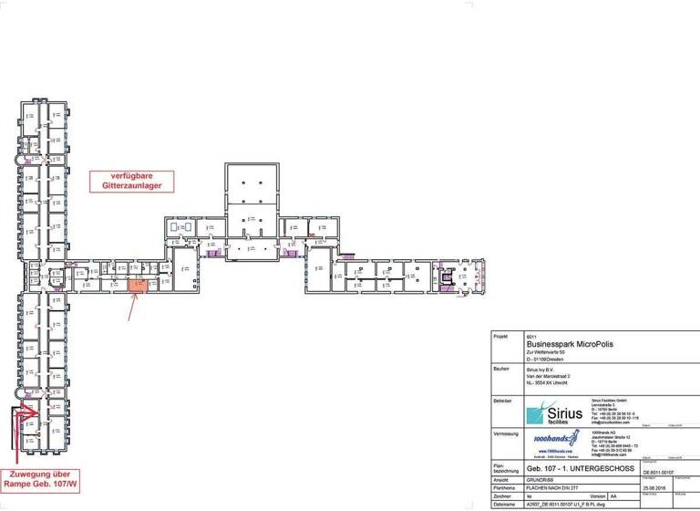 Lagerhalle zur Miete 20 m² Lagerfläche Zur Wetterwarte 50 Industriegebiet Klotzsche Dresden 01109