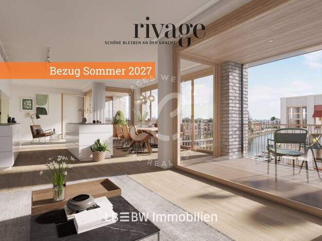 Wohnung zum Kauf - Neubau provisionsfrei 499.900 € 2 Zimmer 55 m² 2. Geschoss An den Grachten 3 Neustadt Mainz 55120