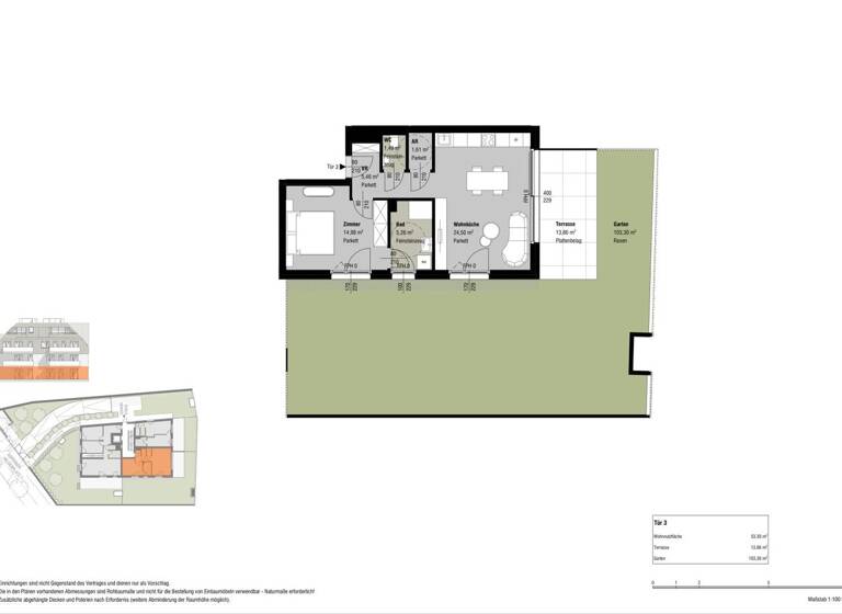 Wohnung zum Kauf - Erstbezug 359.000 € 2 Zimmer 53,4 m² EG Asperner Heldenplatz 7 Wien 1220