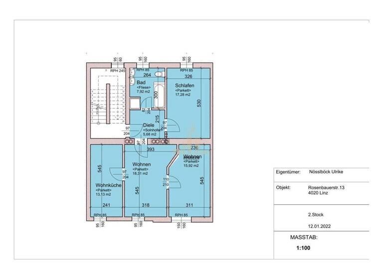 Wohnung zum Kauf 370.000 € 6 Zimmer 158,1 m² Waldegg Linz 4020