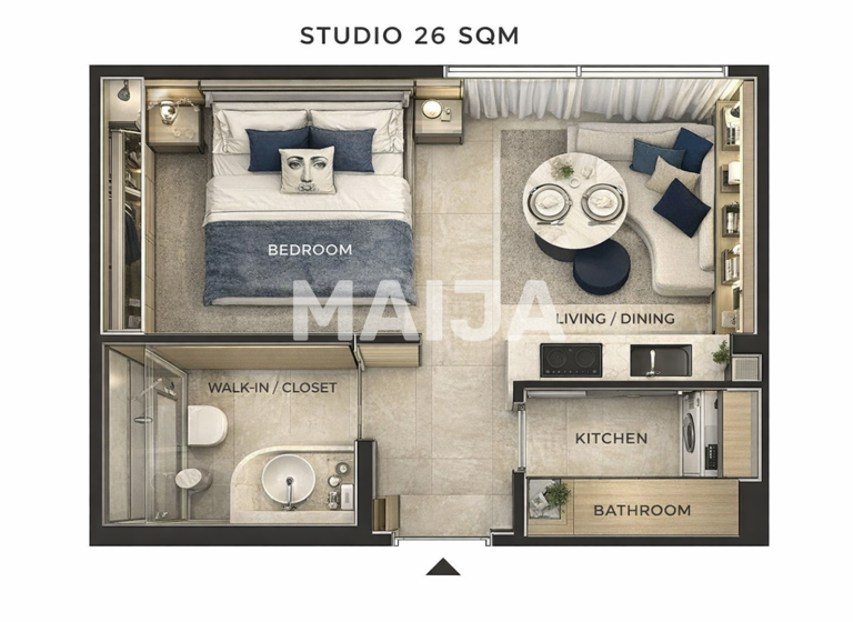 Wohnung zum Kauf 150.000 € 26 m² 29. Geschoss R Maestro Cardim, 987 São Paulo 01323-003