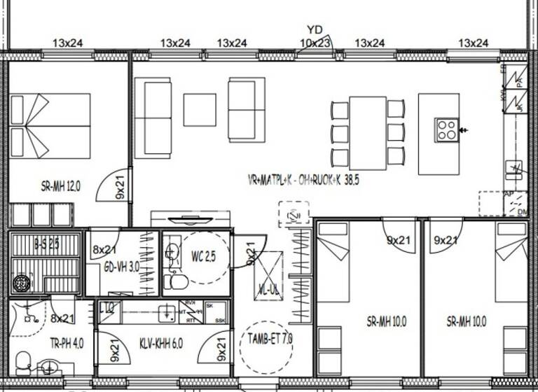 Reihenmittelhaus zum Kauf 264.000 € 4 Zimmer 100 m² 4.019 m² Grundstück Trollkunibackantie 5 Korsholm 65710