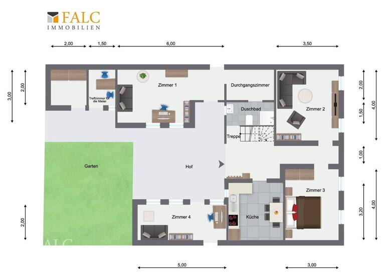 Reihenmittelhaus zum Kauf 495.000 € 8 Zimmer 150 m² 120 m² Grundstück Göttingen 37073