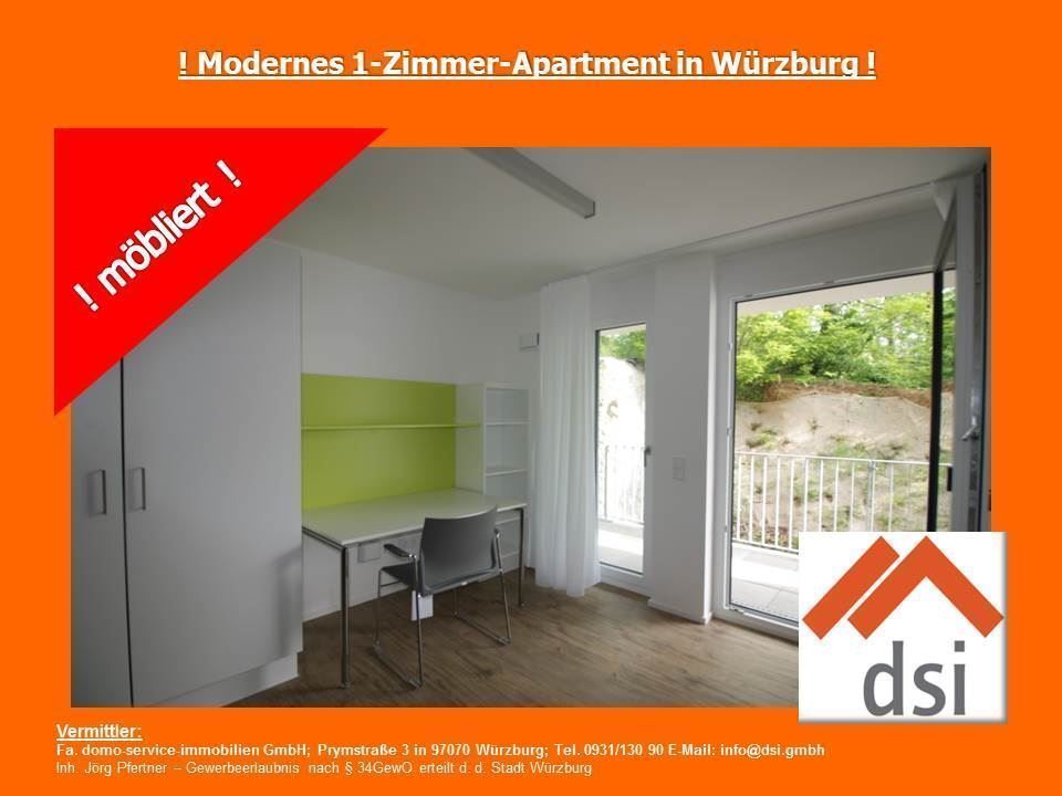 Studio zur Miete 452 € 1 Zimmer 23,9 m²<br/>Wohnfläche 1.<br/>Geschoss ab sofort<br/>Verfügbarkeit Am Schwarzenberg 13a Lindleinsmühle Würzburg 97078