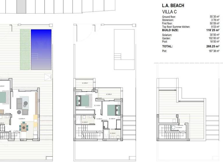 Villa zum Kauf - Erstbezug provisionsfrei 589.000 € 4 Zimmer 118 m² 187 m² Grundstück San Javier 30710