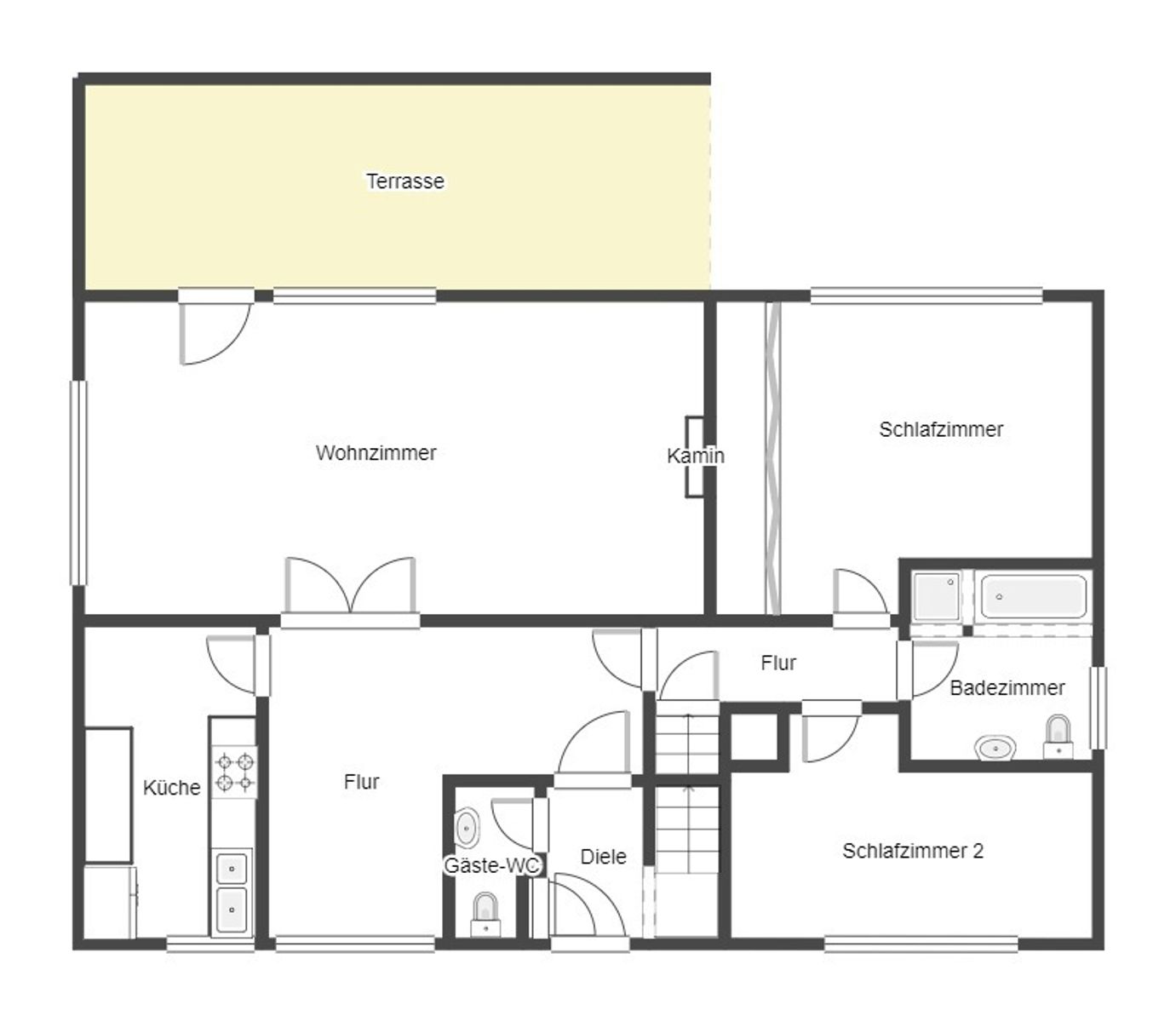 Haus zum Kauf 355.000 € 3 Zimmer 100 m²<br/>Wohnfläche 355 m²<br/>Grundstück Wahllokal 130 Siegburg 53721