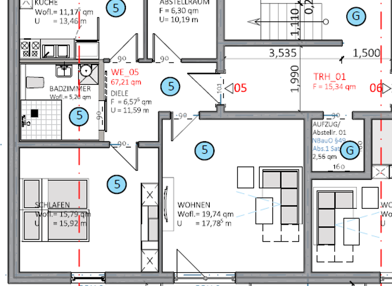 Wohnung zur Miete - Erstbezug 540 € 2,5 Zimmer 54 m² 2. Geschoss frei ab sofort Koppelweg 14a Garßen Celle 29229