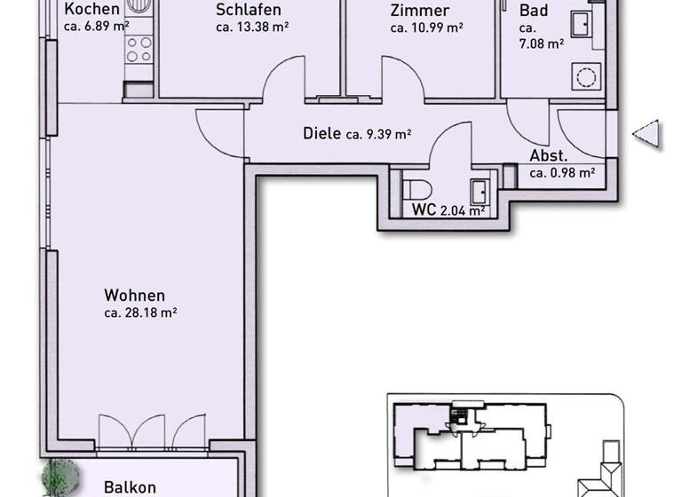 Wohnung zum Kauf 620.000 € 3 Zimmer 82,5 m² 1. Geschoss frei ab sofort Sauerlach 82054