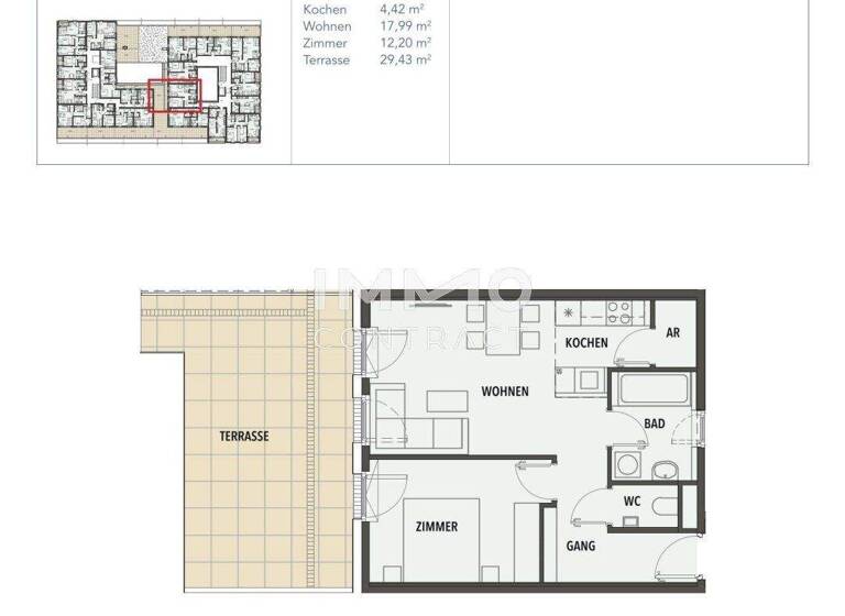 Wohnung zum Kauf - Erstbezug 314.323 € 2 Zimmer 49,4 m² frei ab sofort Wien 1210