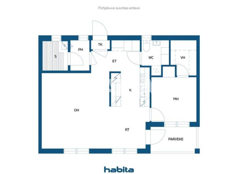 Wohnung zum Kauf 65.000 € 2 Zimmer 54 m² 2. Geschoss Koulukatu 8 Kemi 94100