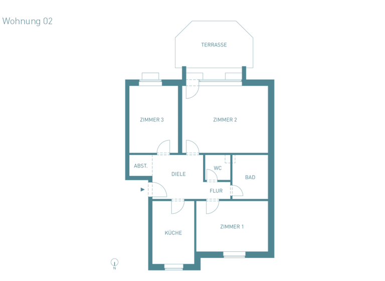 Wohnung zum Kauf provisionsfrei als Kapitalanlage geeignet 345.000 € 3 Zimmer 88,5 m² Wolferskamp 25 Rissen Hamburg 22559