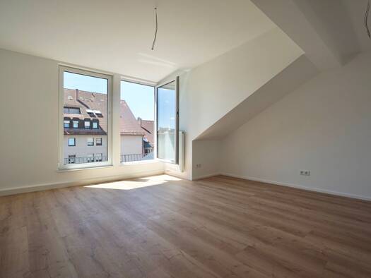 Wohnung zur Miete - Erstbezug 990 € 3 Zimmer 65 m² 5. Geschoss frei ab 01.09.2026 Ludwig-Feuerbach-Straße 56 Rennweg Weiterer Innenstadtgürtel West / Nord / Ost 90489