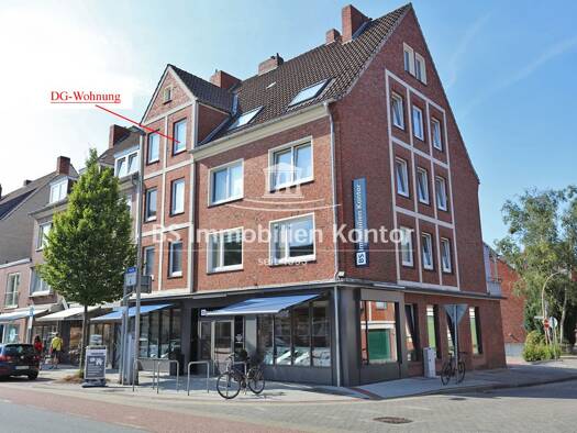 Wohnung zur Miete 540 € 2,5 Zimmer 58 m² frei ab 15.12.2026 Stadtzentrum Emden 26725