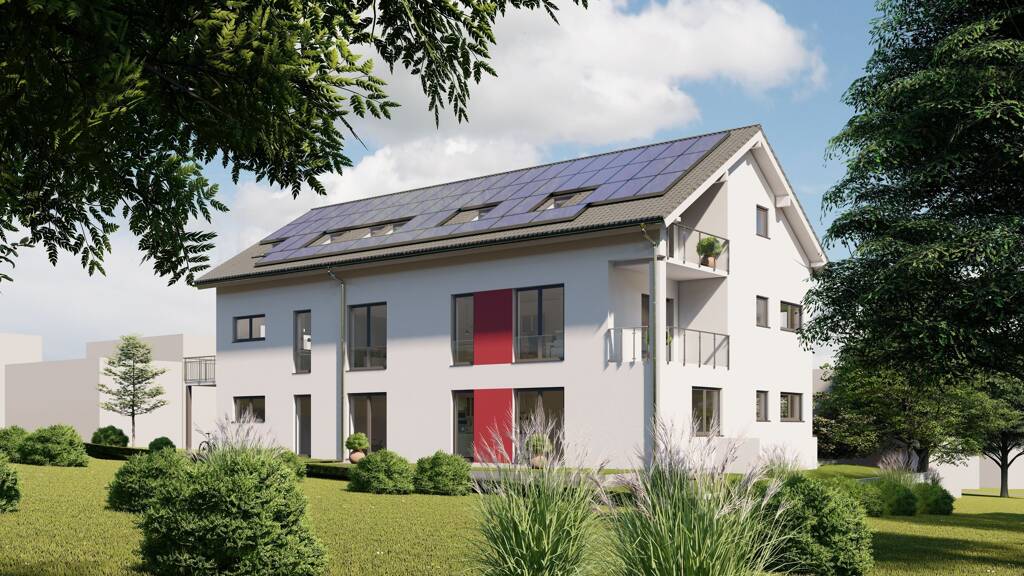 Wohnung zum Kauf - Erstbezug provisionsfrei 504.500 € 3,5 Zimmer 84,3 m² 1. Geschoss Storchenweg 12 Büchenbronn Pforzheim 75180