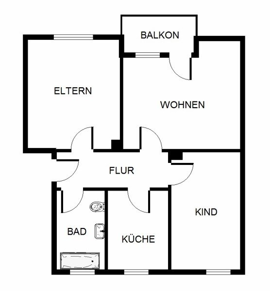 Wohnung zur Miete 410 € 3 Zimmer 60,3 m²<br/>Wohnfläche 1.<br/>Geschoss 28.01.2025<br/>Verfügbarkeit Körnerstr. 7 Westerholt Herten 45701