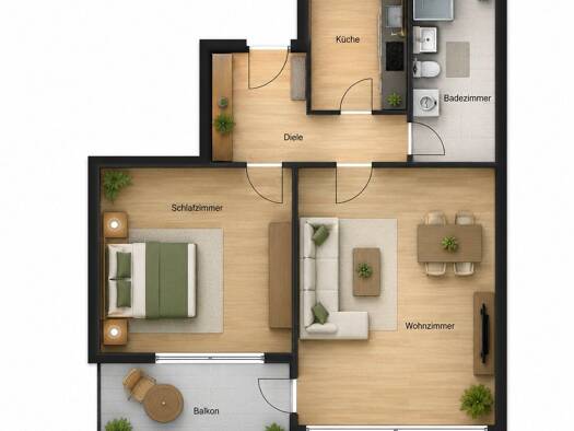 Wohnung zur Miete 990 € 2 Zimmer 66 m² 1. Geschoss frei ab 15.11.2026 Dörener Weg 75 Kernstadt Paderborn 33100
