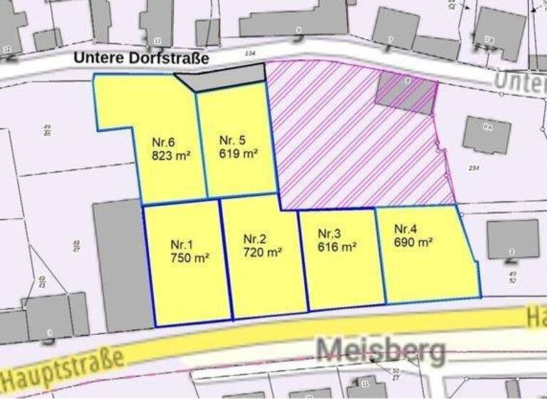 Grundstück zum Kauf 27.750 € 750 m² Grundstück Meisberg Hettstedt / Meisberg 06333