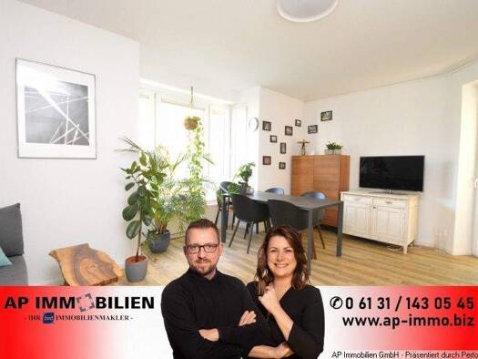 Wohnung zur Miete 785 € 2 Zimmer 52 m² 1. Geschoss frei ab sofort Oberstadt Mainz 55131