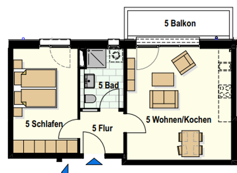 Wohnung zum Kauf provisionsfrei 242.500 € 2 Zimmer 52,6 m² Am Teich 12-15 Innenstadt Neumünster 24534