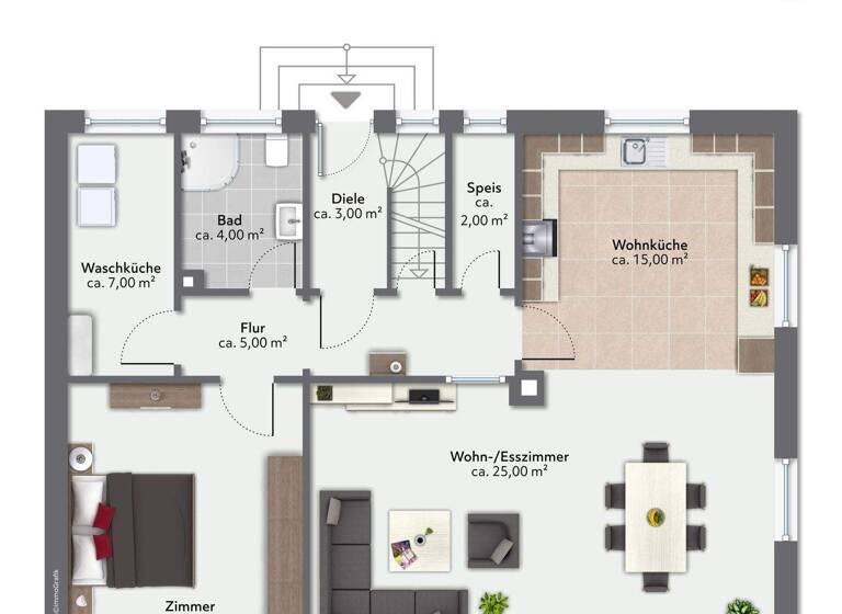 Reihenendhaus zum Kauf 639.000 € 4 Zimmer 109 m² 620 m² Grundstück Ost Rosenheim 83022