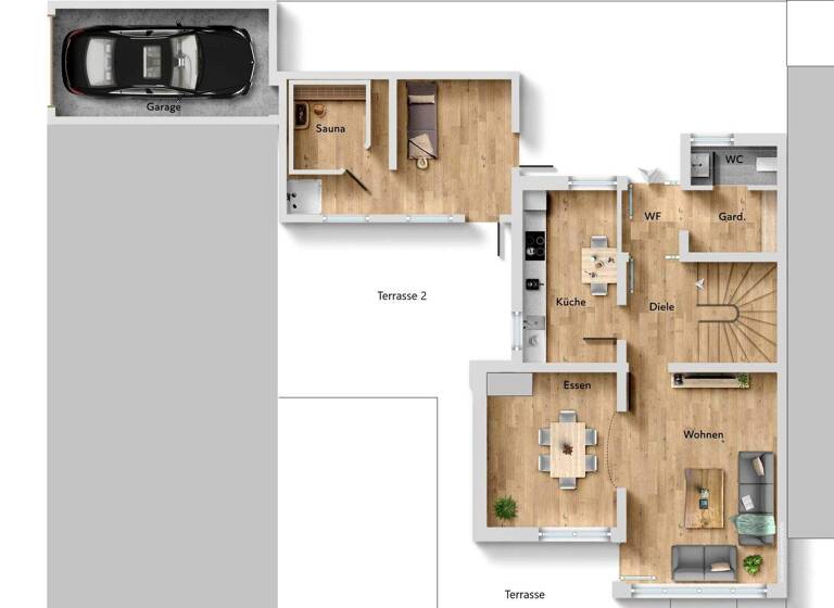 Doppelhaushälfte zum Kauf 539.000 € 4,5 Zimmer 134,2 m² 515 m² Grundstück Burghausen 84489