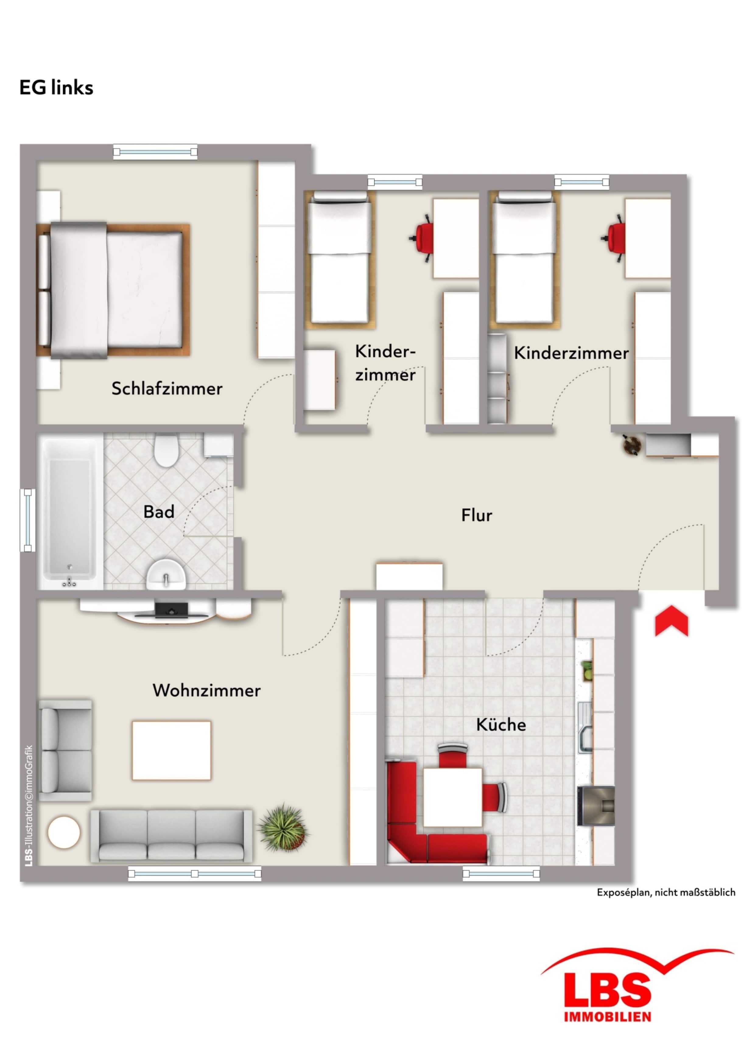 Wohnung zum Kauf 119.000 € 3 Zimmer 65,6 m²<br/>Wohnfläche 15.01.2025<br/>Verfügbarkeit Ost Düren 52351