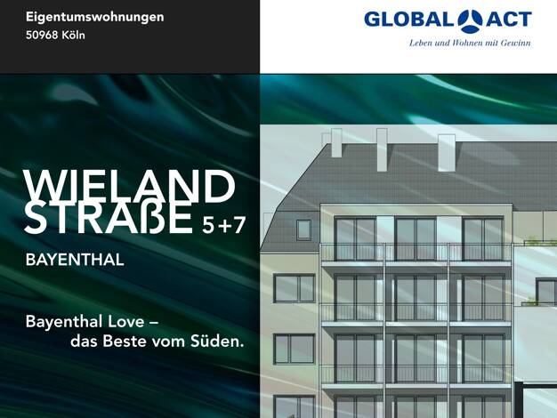 Wohnung zum Kauf provisionsfrei 319.000 € 2 Zimmer 43,3 m² 1. Geschoss frei ab sofort Bayenthal Köln 50968