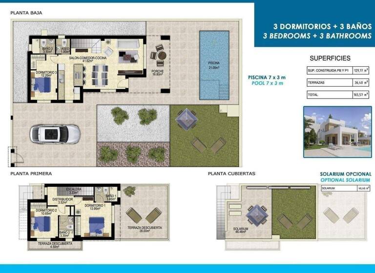 Villa zum Kauf - Erstbezug provisionsfrei 598.000 € 4 Zimmer 129 m² 400 m² Grundstück Polop