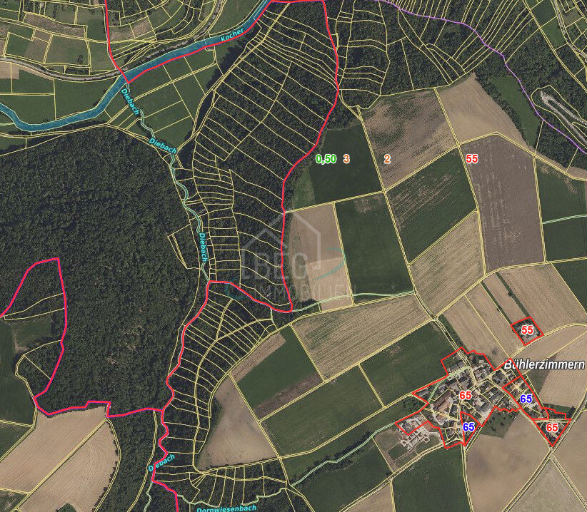 Land-/Forstwirtschaft zum Kauf 268.900 € 66.352 m²<br/>Grundstück Bühlerzimmern Schwäbisch Hall / Bühlerzimmern 74523