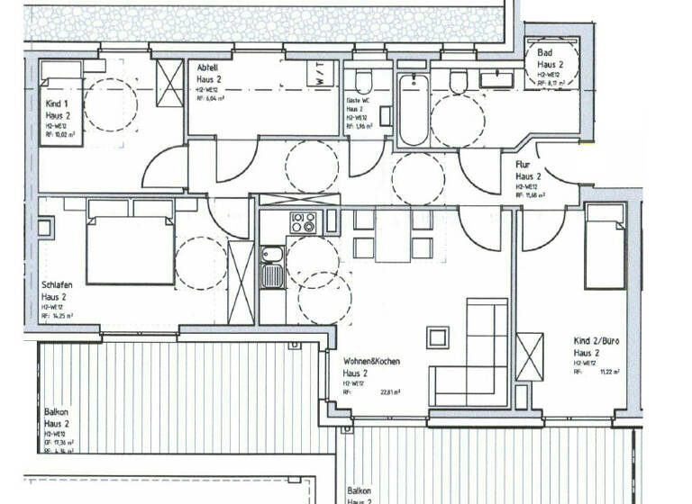 Wohnung zur Miete 1.090 € 4 Zimmer 100 m² 3. Geschoss Moritz-von-Nassau-Str. 28a Borghees Emmerich am Rhein 46446