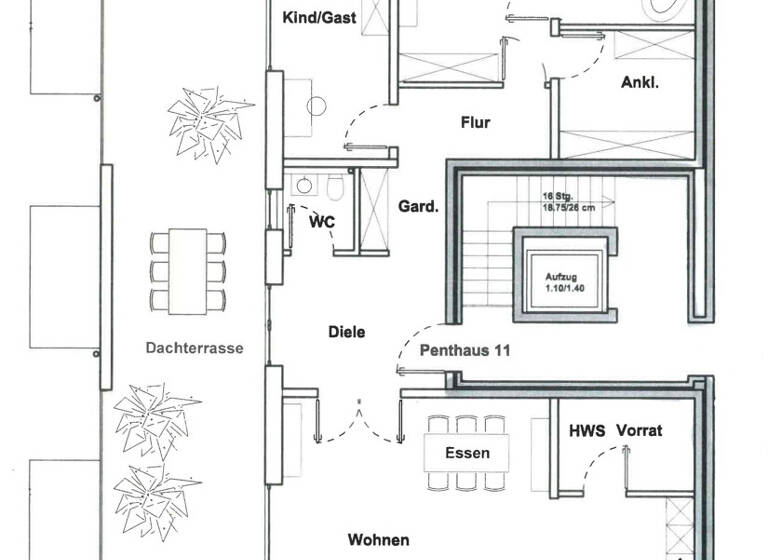 Penthouse zum Kauf - Erstbezug provisionsfrei 598.500 € 3 Zimmer 143,8 m² EG Lindenhorst Dortmund 44339