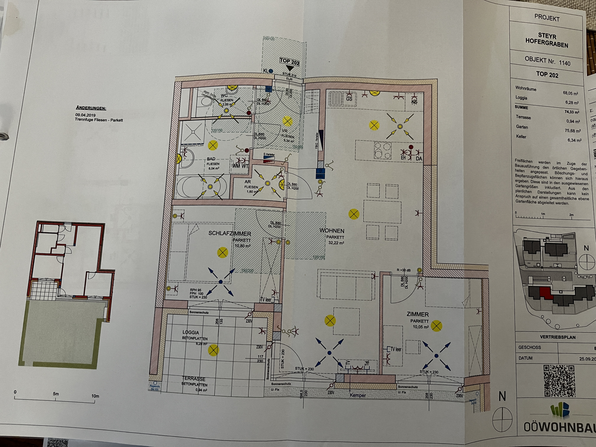 Wohnung zum Kauf 299.914 € 3 Zimmer 74,7 m²<br/>Wohnfläche 01.04.2025<br/>Verfügbarkeit Steyr Steyr 4400