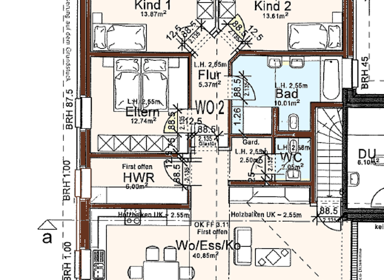 Wohnung zur Miete - Erstbezug 980 € 4 Zimmer 115 m² frei ab sofort Osterloh Bösel 26219