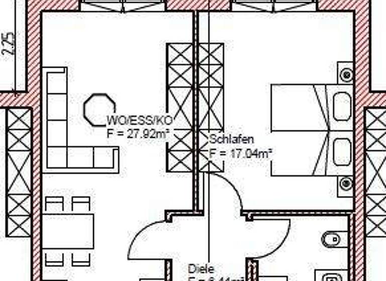 Wohnung zur Miete 600 € 2 Zimmer 67,1 m² frei ab 01.04.2026 Von-Stinglhaimer-Str. 25 Hailing Leiblfing 94339
